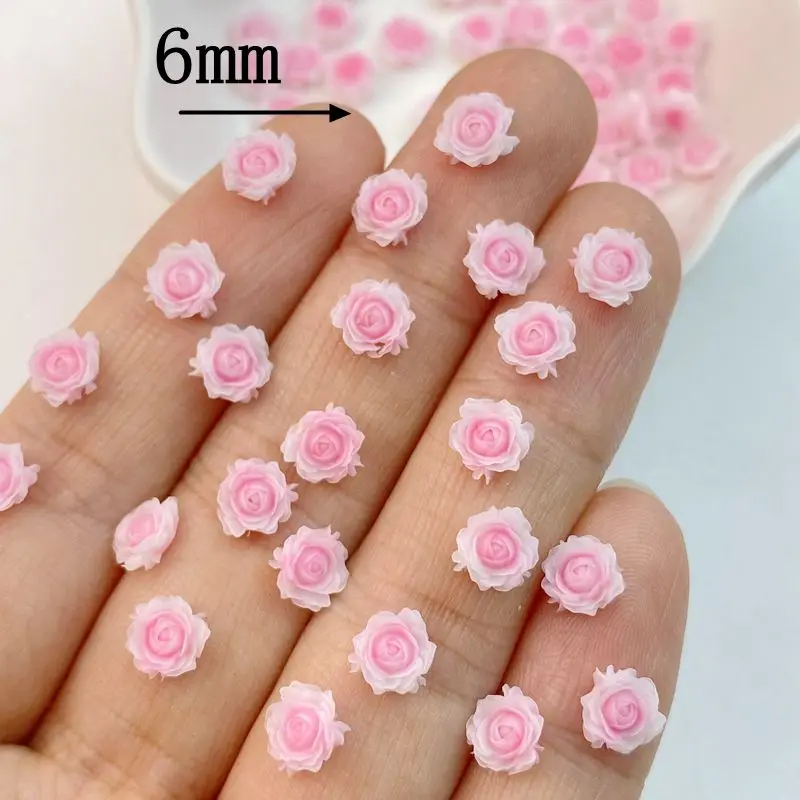 50Pcs Mixed Nail Art Resin Cartoon Pink Flowers Series Charms Rhinestones DIY Craft For Nail 3D Decorations Jewelry 50Pcs Mixed Nail Art Resin Cartoon Pink Flowers Series Charms Rhinestones DIY Craft For Nail 3D Decorations Jewelry
