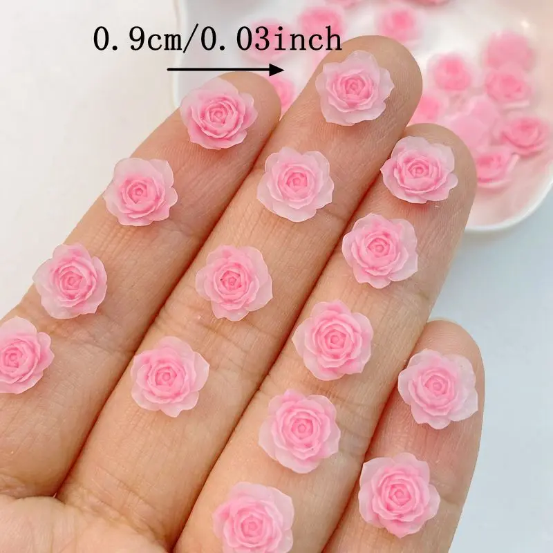 50Pcs Mixed Nail Art Resin Cartoon Pink Flowers Series Charms Rhinestones DIY Craft For Nail 3D Decorations Jewelry 50Pcs Mixed Nail Art Resin Cartoon Pink Flowers Series Charms Rhinestones DIY Craft For Nail 3D Decorations Jewelry