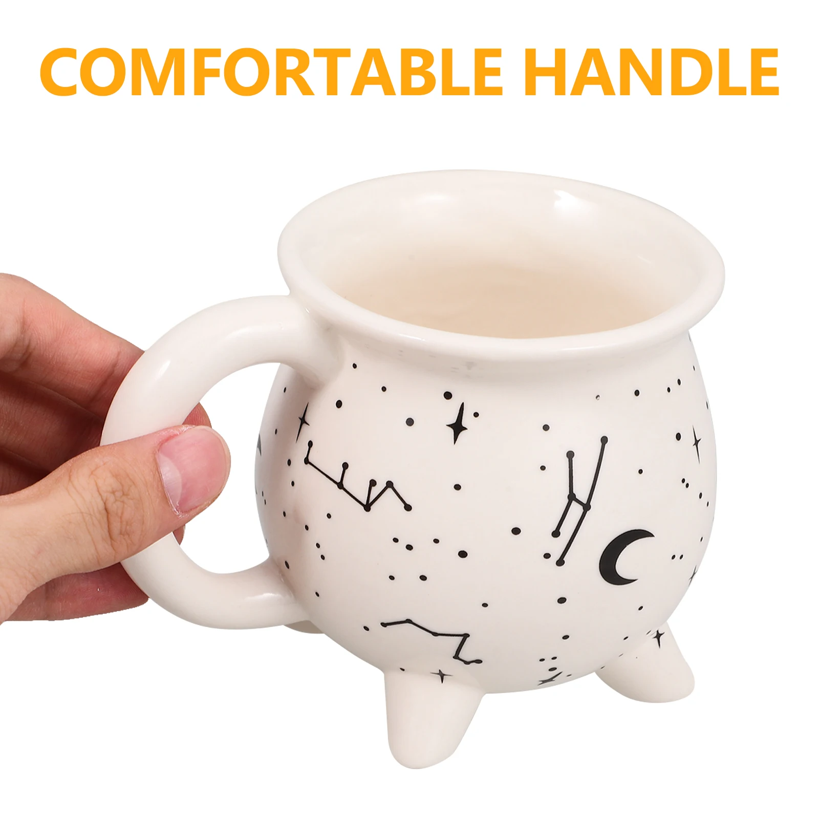 350ml Ceramic Cauldron Cup Novelty Witch Mug Coffee Milk Mug Water Cup Tumbler Halloween Party Drinking Cup 350ml Ceramic Cauldron Cup Novelty Witch Mug Coffee Milk Mug Water Cup Tumbler Halloween Party Drinking Cup