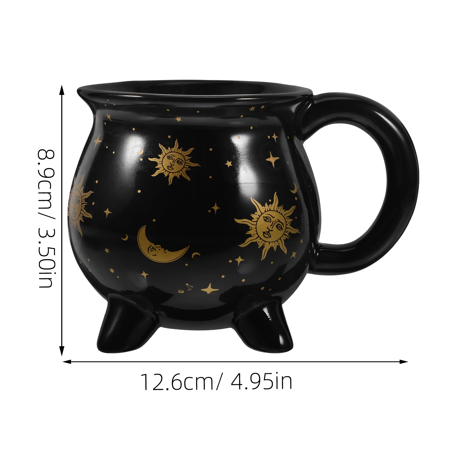 350ml Ceramic Cauldron Cup Novelty Witch Mug Coffee Milk Mug Water Cup Tumbler Halloween Party Drinking Cup 350ml Ceramic Cauldron Cup Novelty Witch Mug Coffee Milk Mug Water Cup Tumbler Halloween Party Drinking Cup