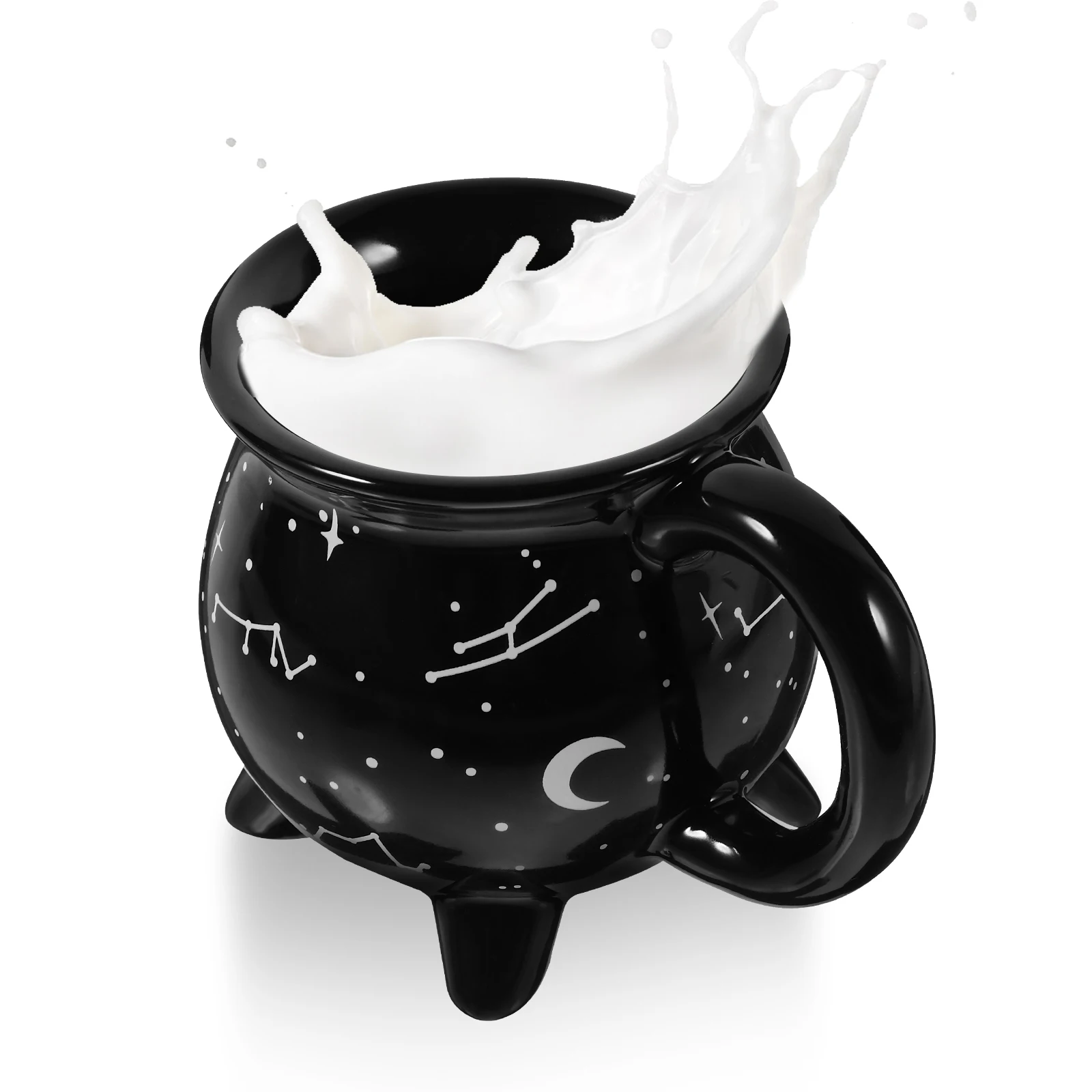 350ml Ceramic Cauldron Cup Novelty Witch Mug Coffee Milk Mug Water Cup Tumbler Halloween Party Drinking Cup 350ml Ceramic Cauldron Cup Novelty Witch Mug Coffee Milk Mug Water Cup Tumbler Halloween Party Drinking Cup