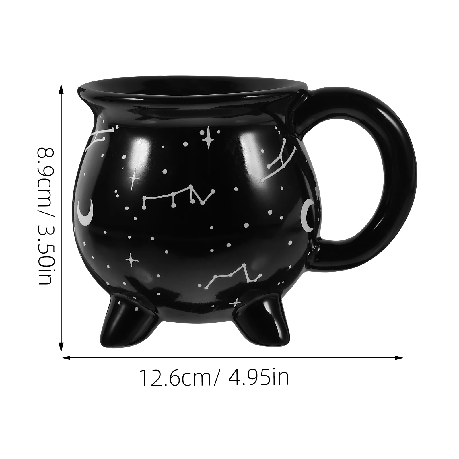 350ml Ceramic Cauldron Cup Novelty Witch Mug Coffee Milk Mug Water Cup Tumbler Halloween Party Drinking Cup 350ml Ceramic Cauldron Cup Novelty Witch Mug Coffee Milk Mug Water Cup Tumbler Halloween Party Drinking Cup