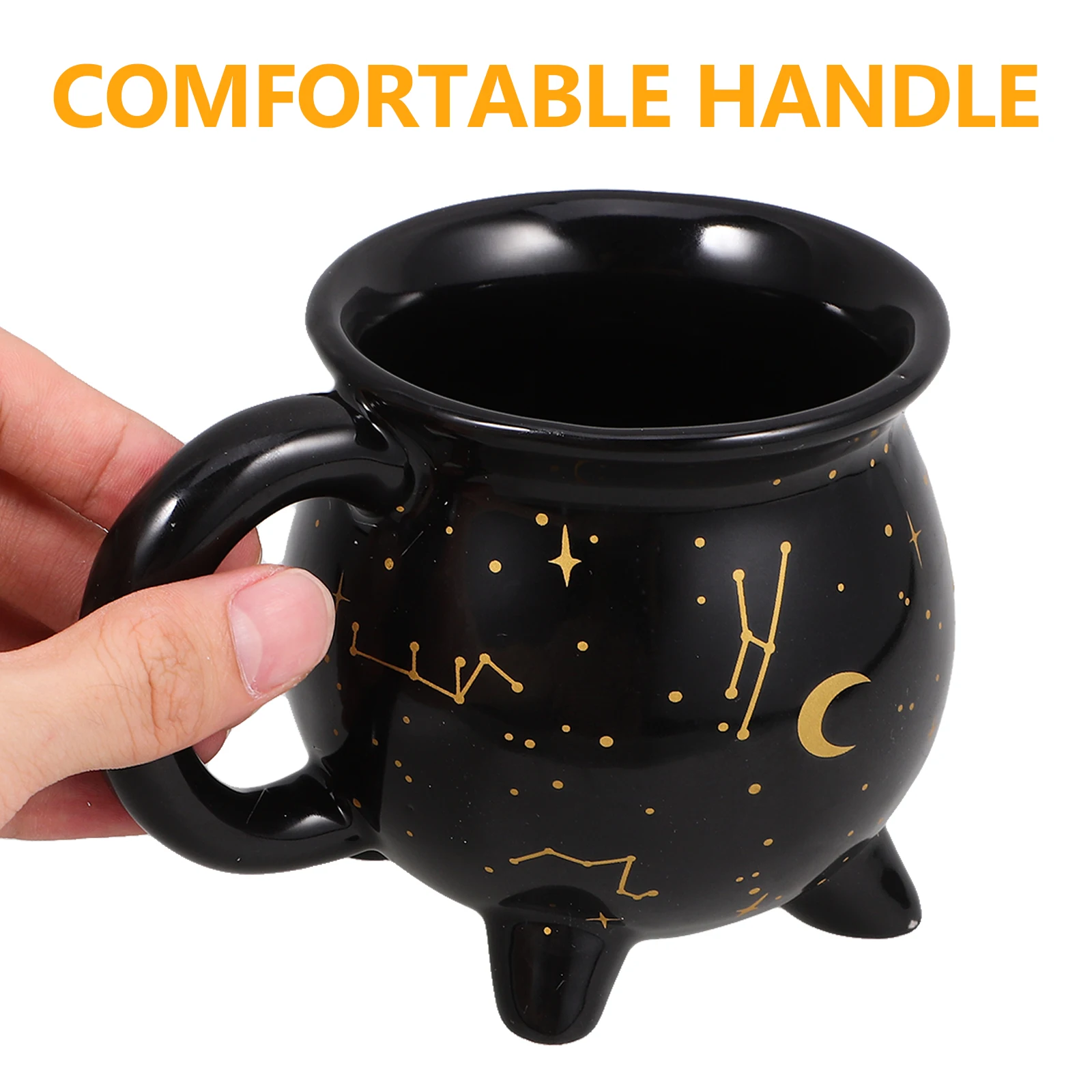 350ml Ceramic Cauldron Cup Novelty Witch Mug Coffee Milk Mug Water Cup Tumbler Halloween Party Drinking Cup 350ml Ceramic Cauldron Cup Novelty Witch Mug Coffee Milk Mug Water Cup Tumbler Halloween Party Drinking Cup