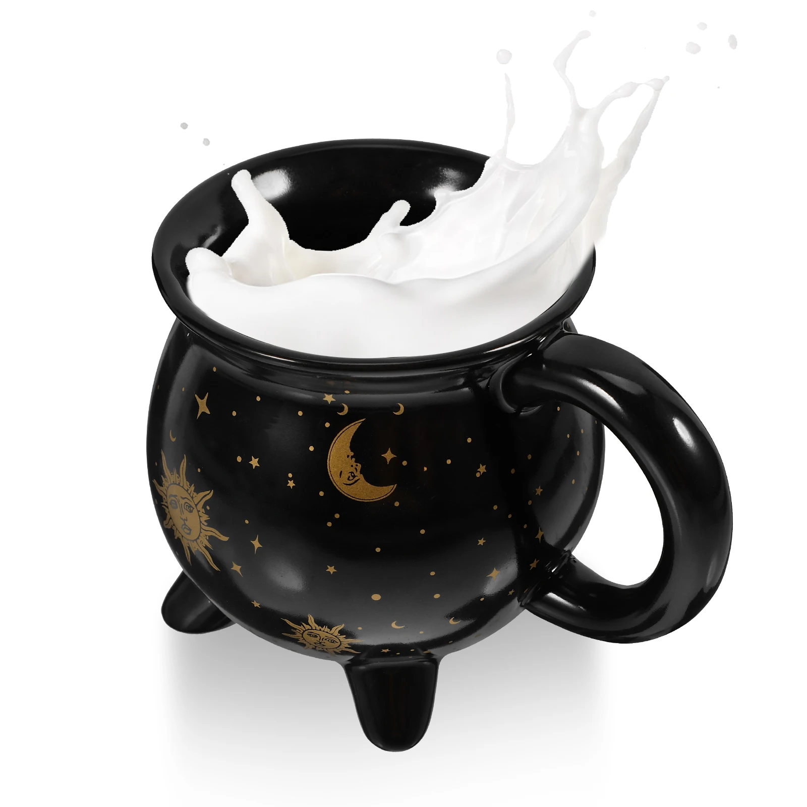 350ml Ceramic Cauldron Cup Novelty Witch Mug Coffee Milk Mug Water Cup Tumbler Halloween Party Drinking Cup 350ml Ceramic Cauldron Cup Novelty Witch Mug Coffee Milk Mug Water Cup Tumbler Halloween Party Drinking Cup