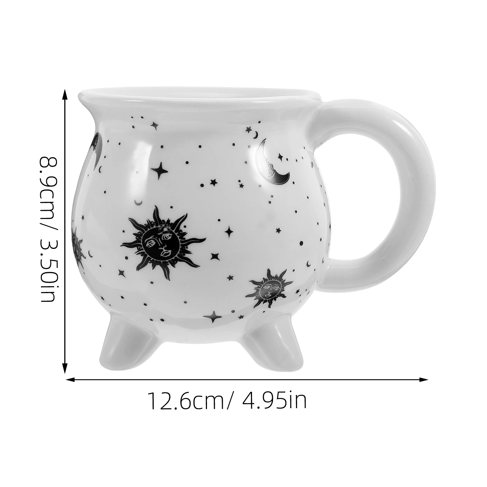 350ml Ceramic Cauldron Cup Novelty Witch Mug Coffee Milk Mug Water Cup Tumbler Halloween Party Drinking Cup 350ml Ceramic Cauldron Cup Novelty Witch Mug Coffee Milk Mug Water Cup Tumbler Halloween Party Drinking Cup