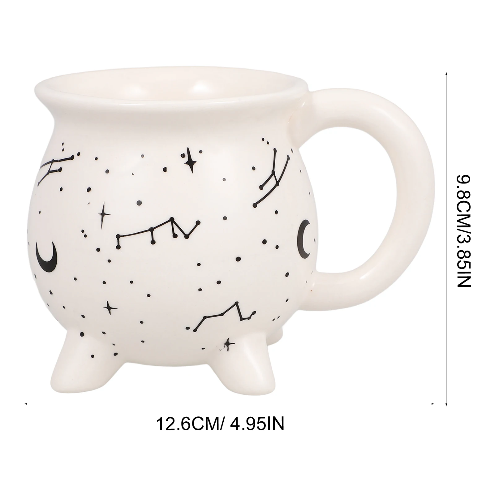 350ml Ceramic Cauldron Cup Novelty Witch Mug Coffee Milk Mug Water Cup Tumbler Halloween Party Drinking Cup 350ml Ceramic Cauldron Cup Novelty Witch Mug Coffee Milk Mug Water Cup Tumbler Halloween Party Drinking Cup