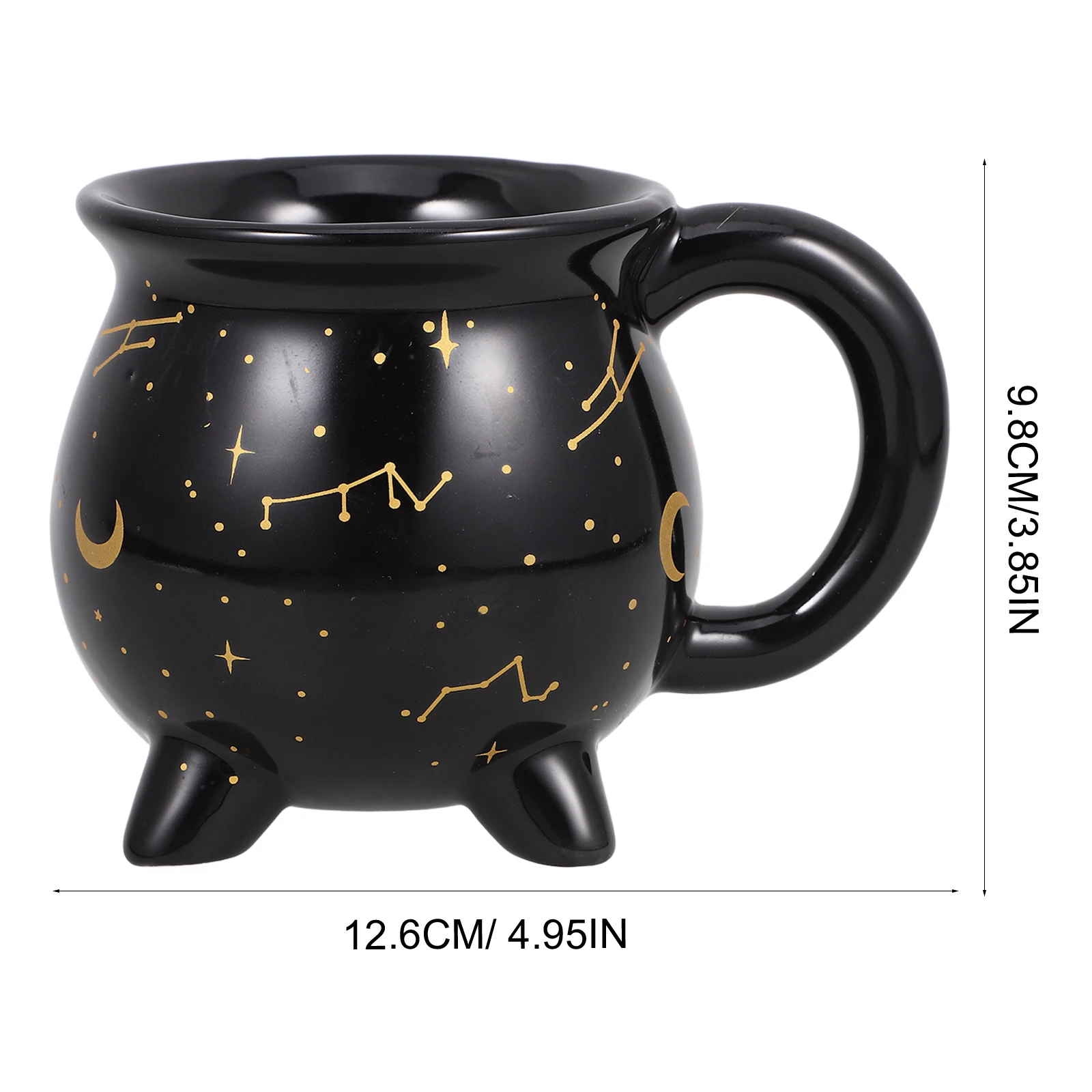 350ml Ceramic Cauldron Cup Novelty Witch Mug Coffee Milk Mug Water Cup Tumbler Halloween Party Drinking Cup 350ml Ceramic Cauldron Cup Novelty Witch Mug Coffee Milk Mug Water Cup Tumbler Halloween Party Drinking Cup